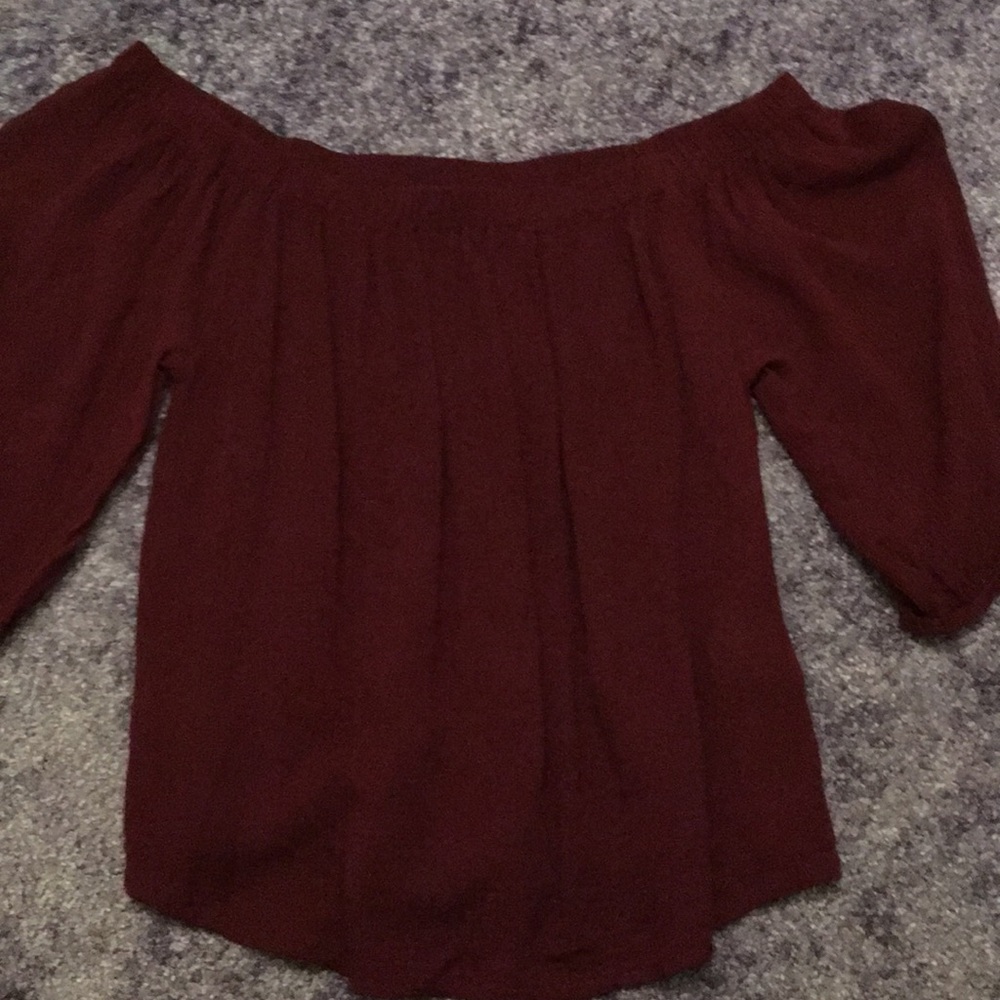 Off the shoulder blouse